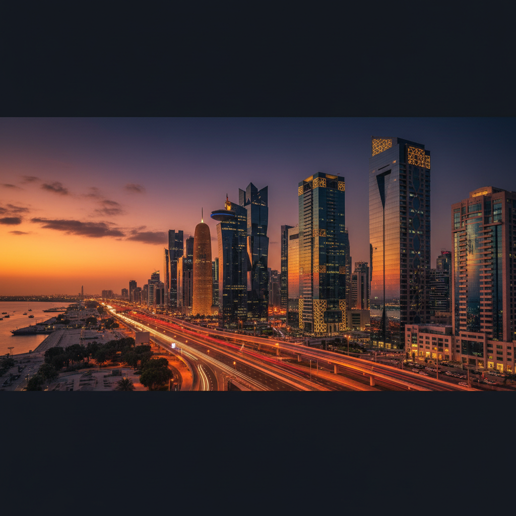 Doha Qatar skyline